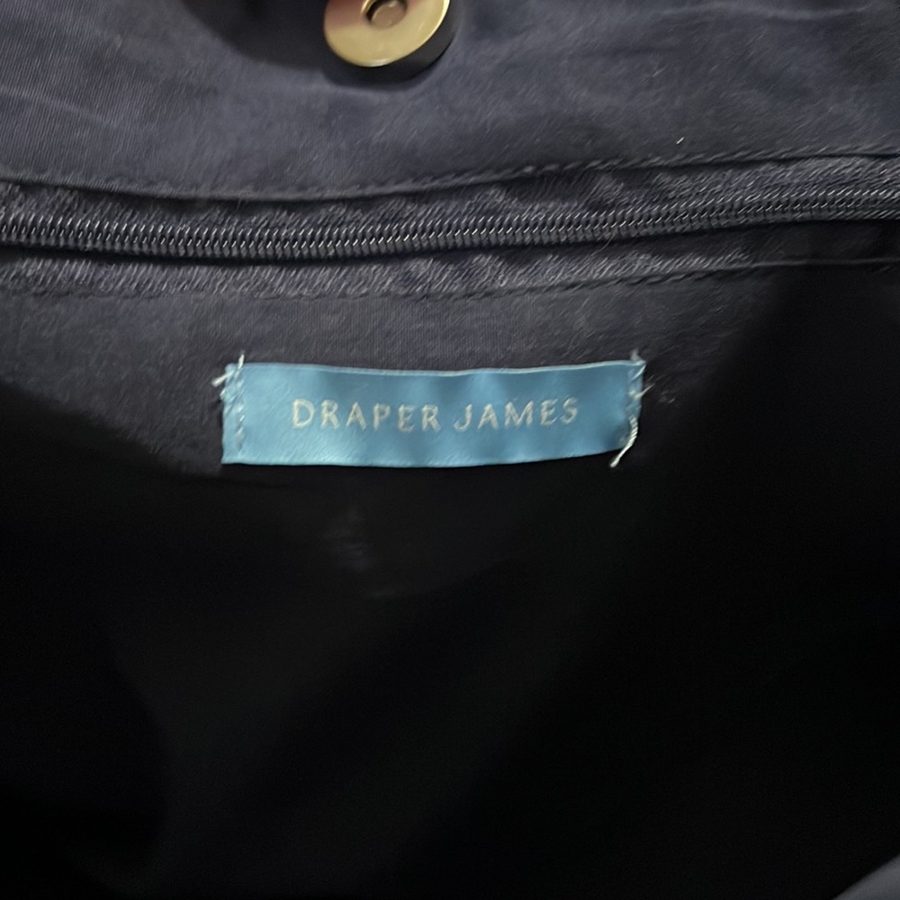 DRAPER JAMES NATURAL STRAW BAG. With bow Summer pool party Beach flirty Romantic - Picture 14 of 15